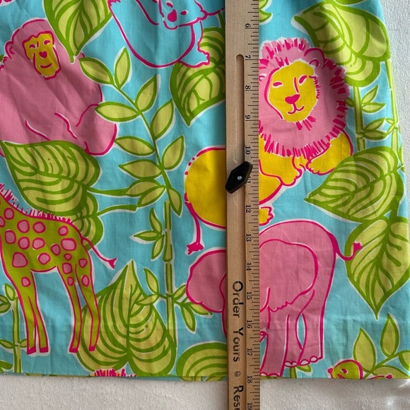 Vintage Lilly Pulitzer Jungle Animal Print San Diego Zoo Cotton Mini Skirt 4 - Picture 3 of 7
